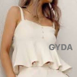 GYDA ★ 2WAYフレアキャミソール【カップ付】★【未使用商品】【試着ナシ】◆【即日発送】◆