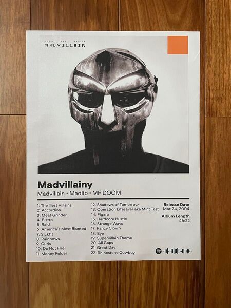【ポスター】Madvillainy - Madvillain Madlib MF DOOM