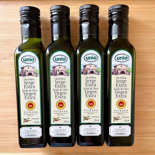 UNIO エクストラバージンオリーブオイル 250ml 4本