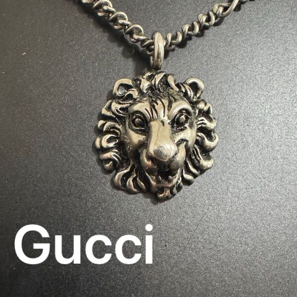 GUCCI グッチ ライオンヘッドネックレス