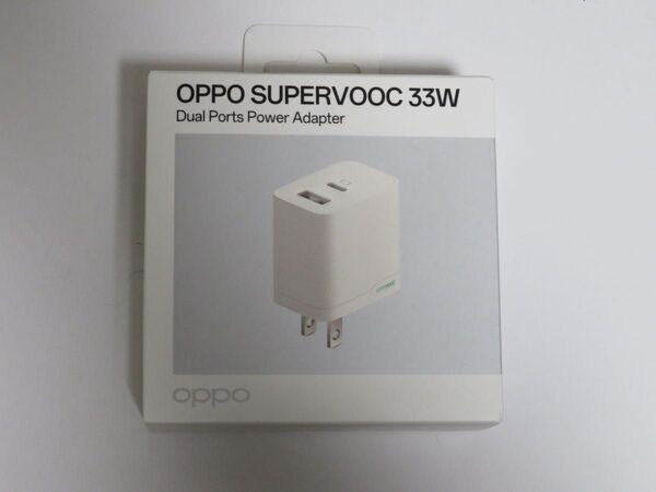 新品 OPPO純正SUPERVOOC 33W デュアルポート急速充電アダプター