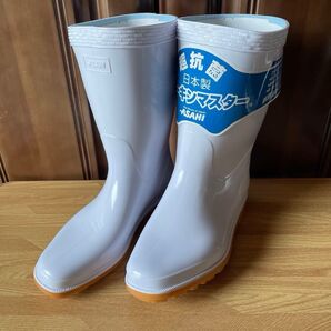 アサヒ 長靴白24㎝