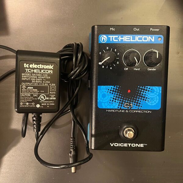 TC HELICON VoiceTone C1 ボーカルエフェクター