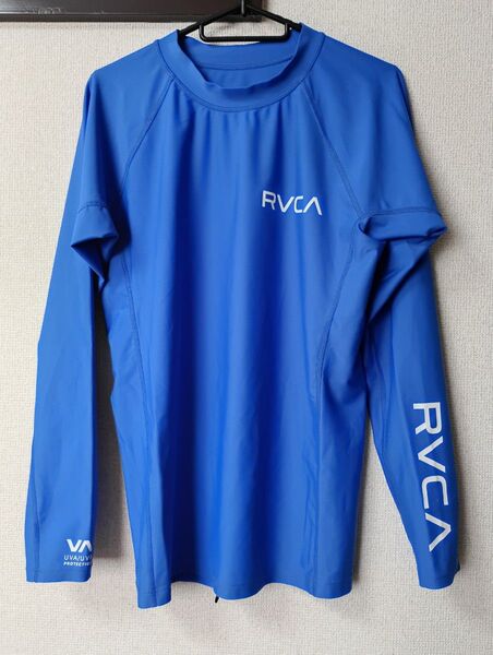 RVCA ラッシュガード ブルーXL
