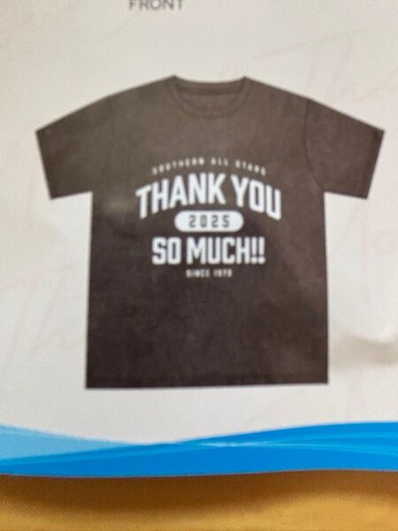 新品未開封サザンオールスターズ LIVE TOUR 2025 ヴィンテージ風 Tシャツ XLサイズグレーTシャツ