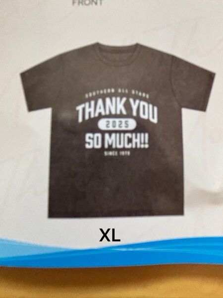 新品未開封サザンオールスターズ LIVE TOUR 2025 ヴィンテージ風 Tシャツ XLサイズグレーTシャツ