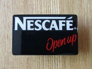 古い ピンバッジ : NESCAFE ネスカフェ コーヒー 広告 ロゴ ピンズ #S