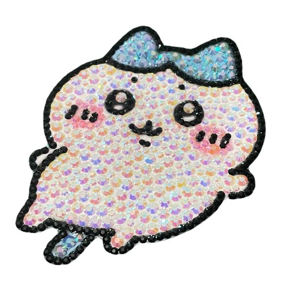 うちわデコ デコパーツ デコ素材 ハチワレ
