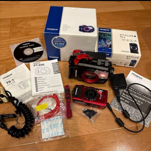 OLYMPUS STYLUS TG-3 防水カメラセット PT-056