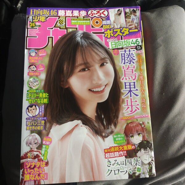 日向坂46 藤嶌果歩 ポスター付 週刊少年チャンピオン 25号 応募券無