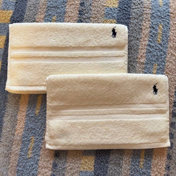 新品ラルフローレン フェイスタオル2枚セット Ralph Lauren POLO
