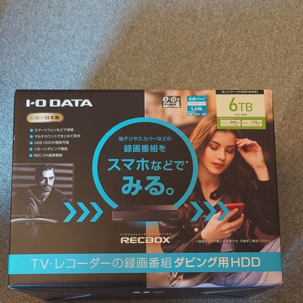 I-O DATA RECBOX HVL-RS6 6TB HDD
