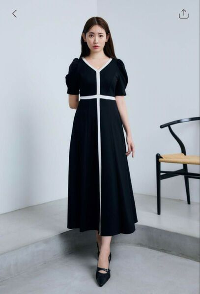 Puff Sleeve Jersey Dress Herlipto 小嶋陽菜 ハーリップトゥ こじはる