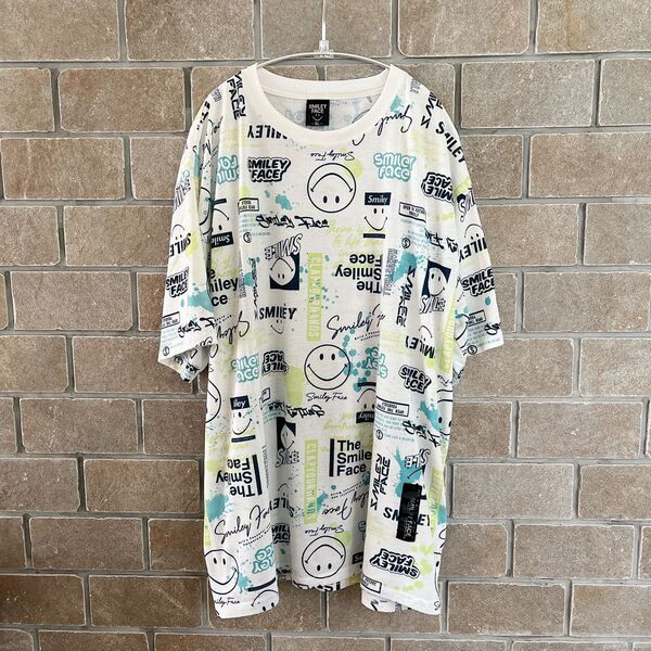 SMILY FACE スマイリーフェイス メンズ 半袖 Tシャツ 5L