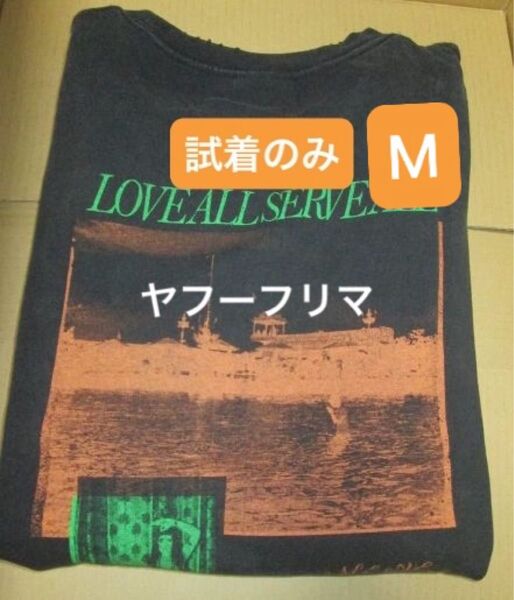 【タイムセール】 ダメージ ロンT Mサイズ 藤井風 長袖 Tシャツ