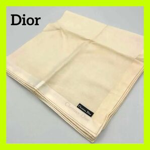 【新品】Christian Dior(クリスチャンディオール)ハンカチ 白