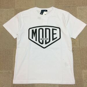 セール 新品未使用 メンズ 半袖Tシャツ ホワイト サイズM 送料無料 MODEロゴ 限定1点オススメ