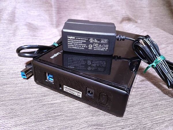 【ジャンク】ロジテック USB3.0 3.5インチ外付HDD LHD-EN3000U3WS