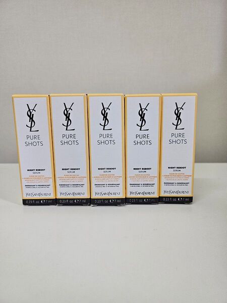 7本セット!YSL ピュアショット ナイトリチャージセラム 7ml×7本