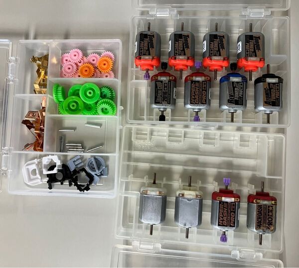 ミニ四駆 両軸モーター ギヤ類 ターミナル まとめ売り 計16個 ジャンク タミヤ TAMIYA