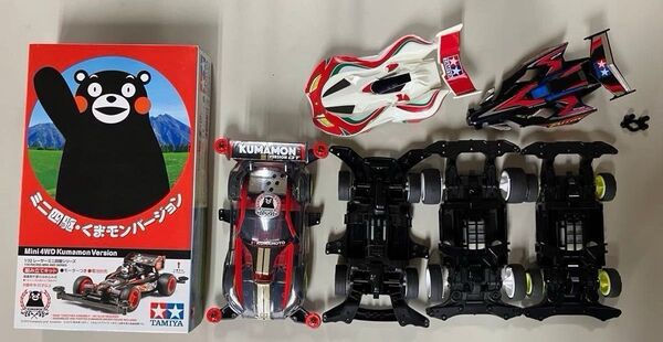 ミニ四駆 ロデオソニック ネオファルコン くまモン MAシャーシ MSシャーシ まとめ売り ジャンク