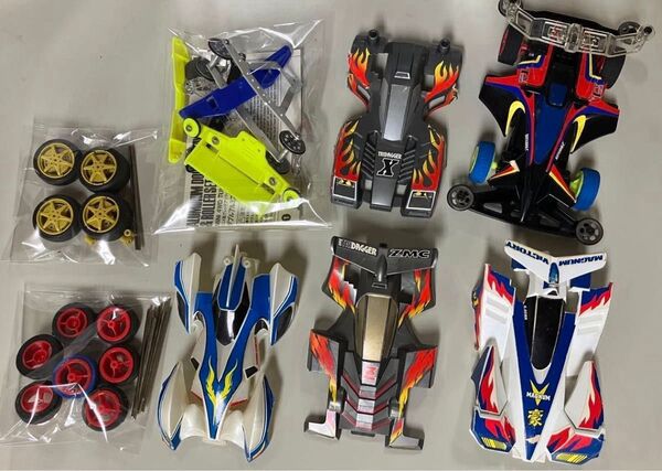 ミニ四駆 ネオトライダガーZMC ビクトリーマグナム シャイニングスコーピオン レイホークガンマ 当時物 ジャンク まとめ売り