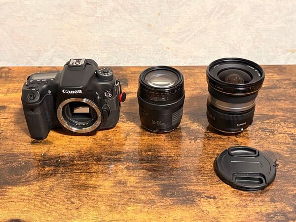 【即発送】Canon EOS 70D レンズ2本・バッテリー2個・バッグセット