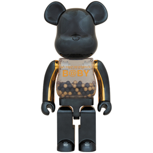 MY FIRST BE@RBRICK B@BY innersect BLACK & GOLD Ver. 1000% MEDICOM TOY PLUS Bearbrick meti com toy Chiaki 