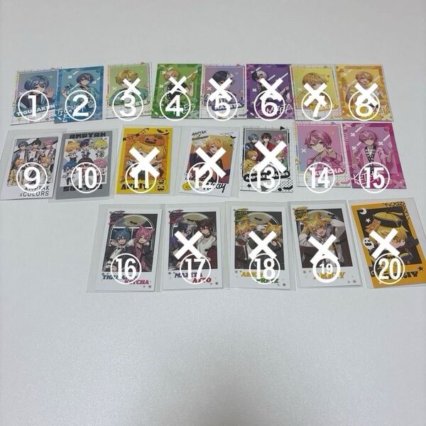AMPTAKxCOLORS フォトカードセット