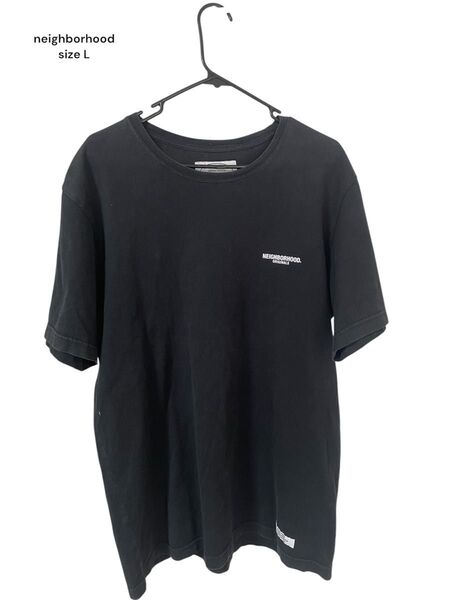 15AW NEIGHBORHOOD originals Tシャツ 黒 Lサイズ メンズ