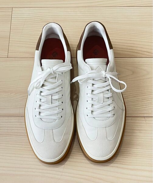 ◆ロロピアーナ〈Loro Piana〉スニーカー TENNIS WALK テニスウォーク 鹿革