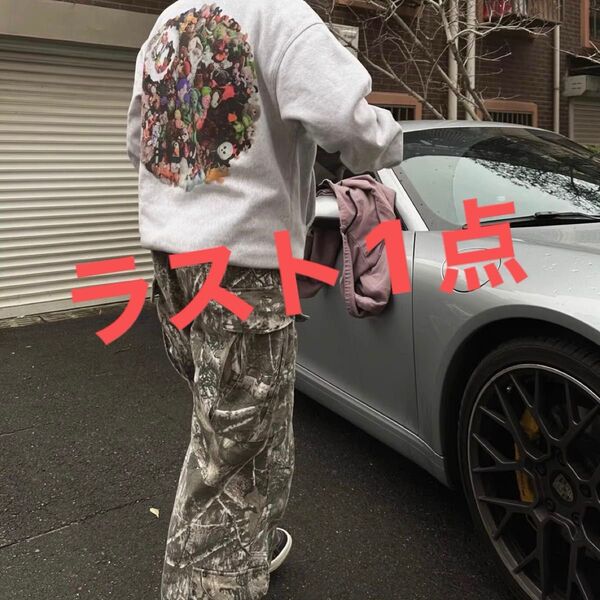 ラスト1点 リアルツリー 迷彩柄 カーゴパンツ XLサイズ ワイドパンツ 男女兼用 ワイドパンツ カーゴパンツ ボトムス