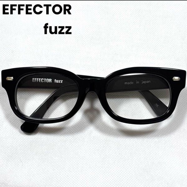 EFFECTOR FUZZ エフェクター ファズ メガネ 眼鏡 度なし ブラック