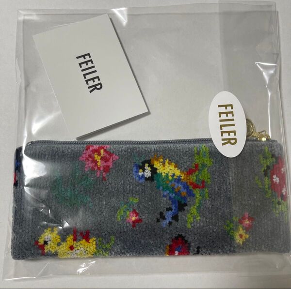 FEILER フェイラー ハイジ ペンケース グレー