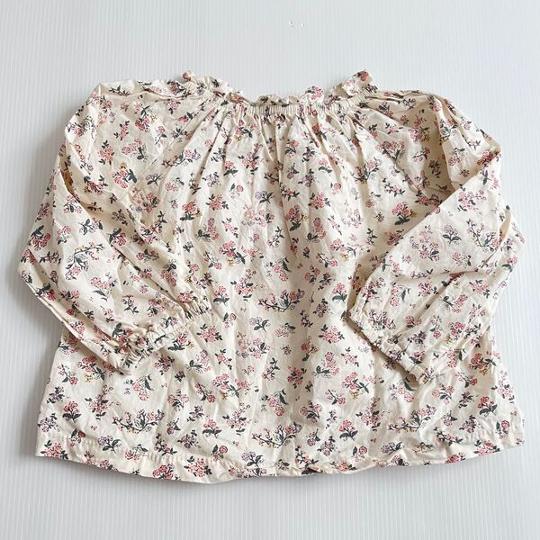 【新品未使用】韓国子供服 花柄 ブラウス バースデイ しまむら