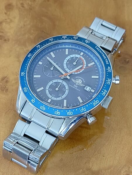 INDIANAPOLIS 500 CHRONOGRAPH インディアナポリス500 クロノグラフ腕時計 メンズ
