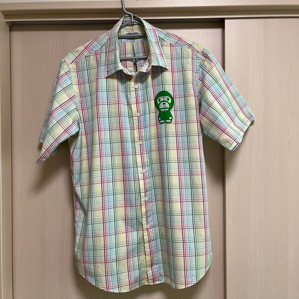 A BATHING APE チェック柄半袖シャツ milo