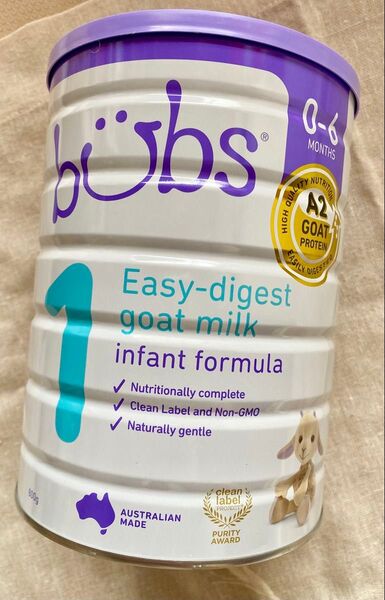 Bubs ヤギミルク ゴートミルク ステップ1 大缶800g goat milk 粉ミルク バブス バブズ