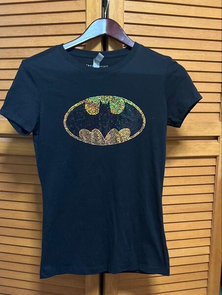 【美品】next level DCコミックス コラボ バットマン コットンTシャツ レディースM USAプリント