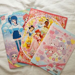 ぬりえセット★ひろがるスカイプリキュア★ディズニープリンセス ★ボンボンリボン プリキュア