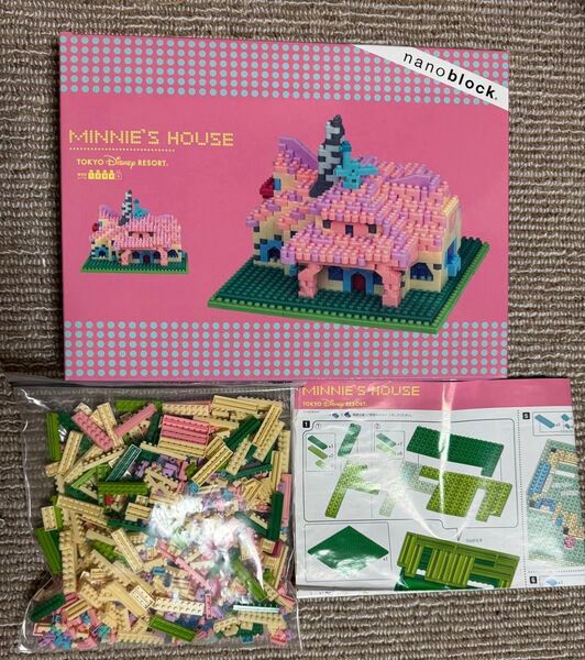 ナノブロック ディズニー ミニーの家 MINNIE’S HOUSE