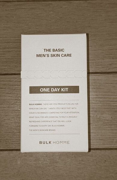 BULK HOMME ONE DAY KIT メンズスキンケア お試し サンプル 未使用