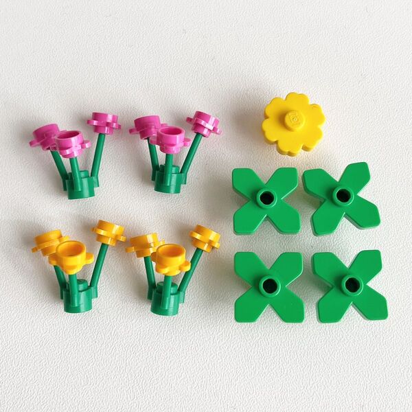 LEGO 植物パーツ 花 草 まとめ売り レゴ