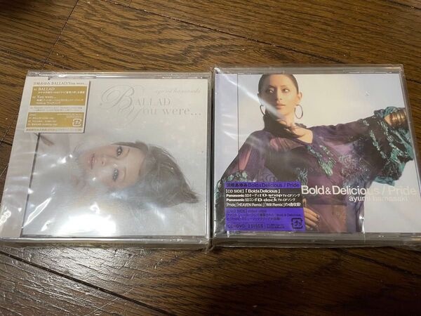 【未開封】浜崎あゆみ CD+DVD 2枚セット BALLAD Bold&Delicious/Pride