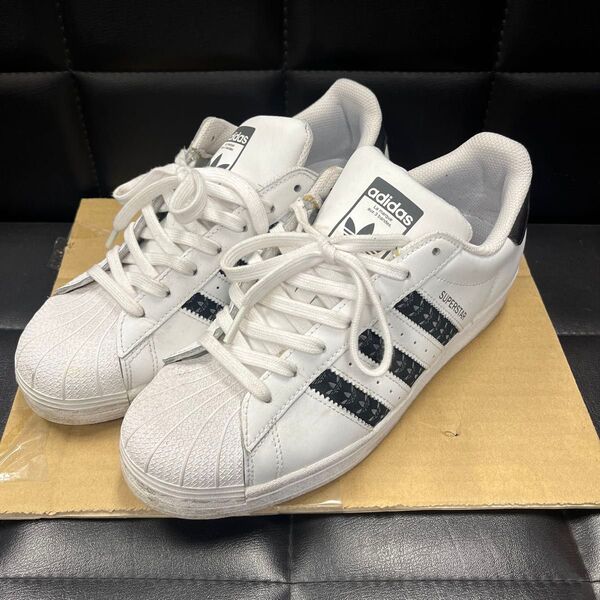 adidas SUPERSTAR 26.5cm ホワイト/ブラック H68101