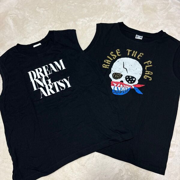 ノースリーブTシャツ 2枚セット 美品