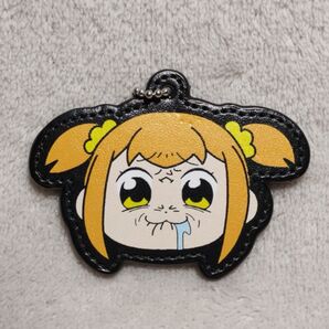 ポプテピピック トレーディング フェイスシルエット レザーキーホルダーコレクション ポプ子 2点セット