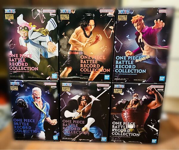【最新プライズ】ONE PIECE ワンピース/BATTLE RECORD COLLECTION/フィギュア/6体セット/未開封