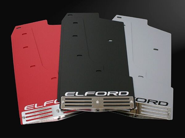 デリカD:5前期車用☆マッドフラップ(ブラック)☆エルフォード☆ELFORD☆