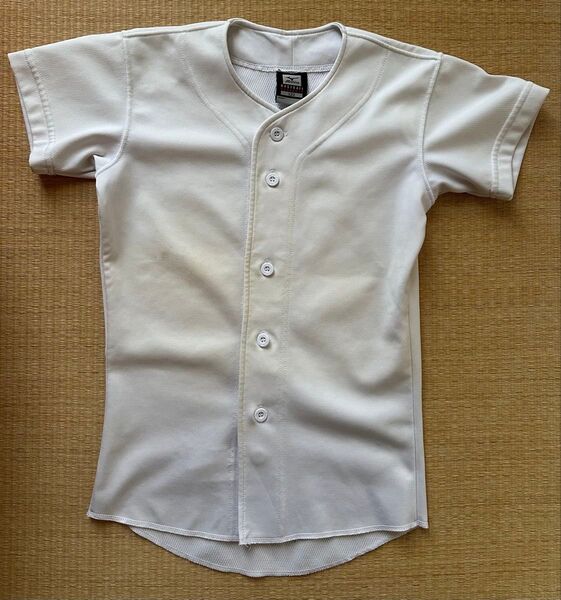 ミズノ mizuoo 野球 練習着 ユニフォーム シャツ 130 半袖 野球ユニフォーム上 ベースボール 野球練習着
